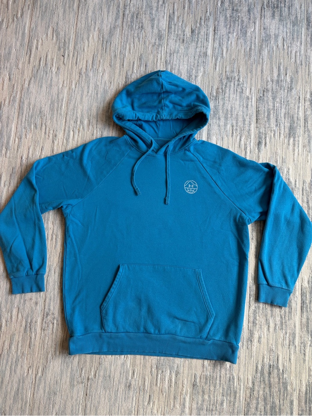 Under Armor Blue Pullover Hoodie with Front Pocket
